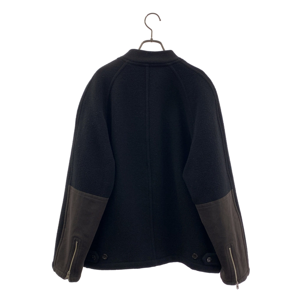 COMME des GARCONS HOMME / 콤데 갤슨 옴므 | 1992AW | 울 멜튼 전환 봄버 재킷 | M |