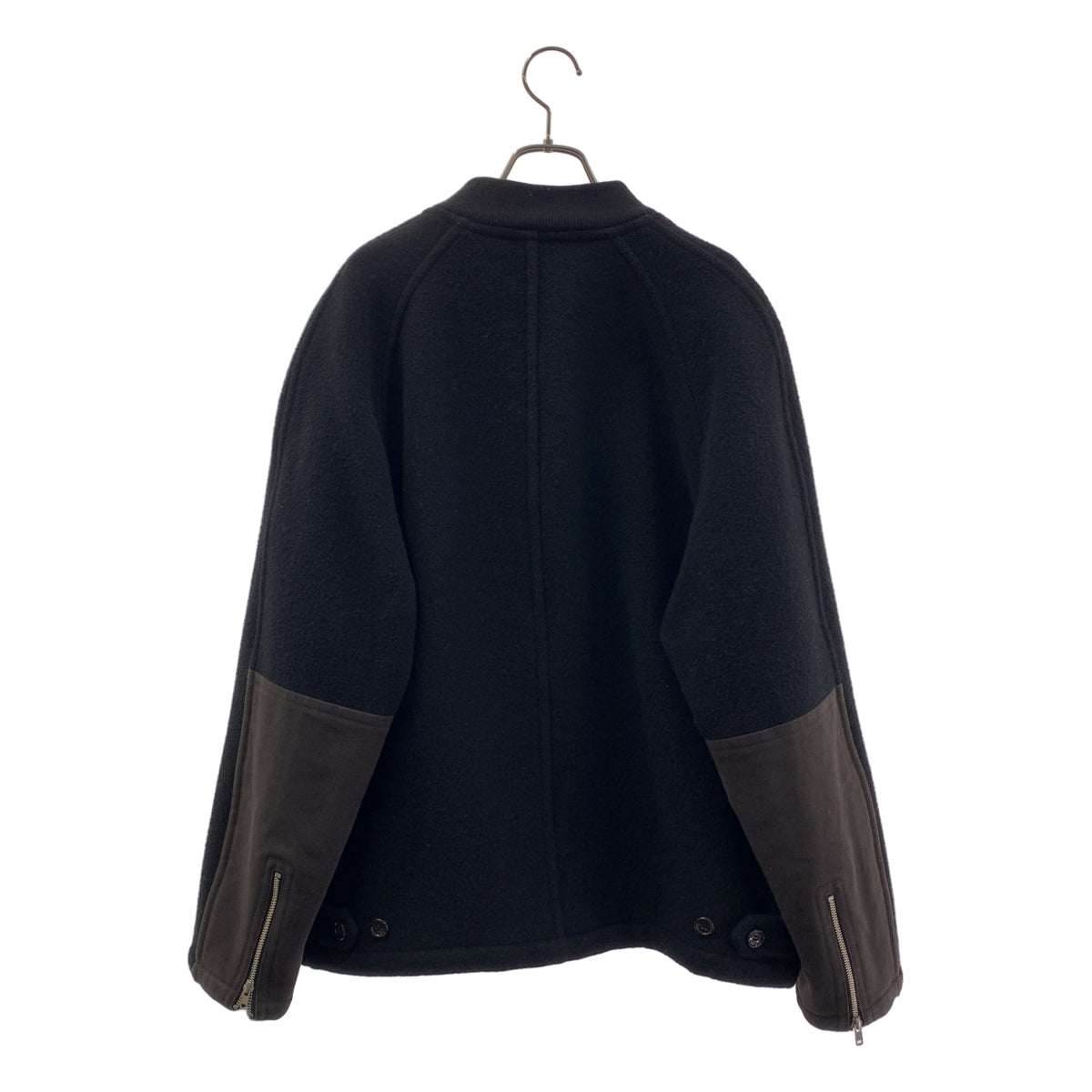 COMME des GARCONS HOMME / 콤데 갤슨 옴므 | 1992AW | 울 멜튼 전환 봄버 재킷 | M |