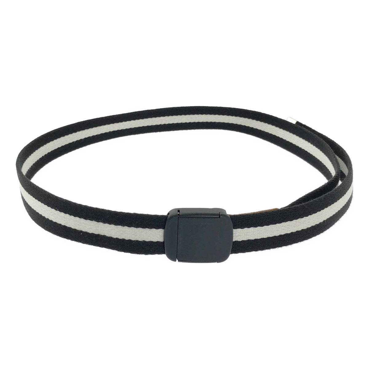 GANRYU | 2013 春夏 | 皮革配件線帶腰帶 | F 碼 | 黑白 | 男士