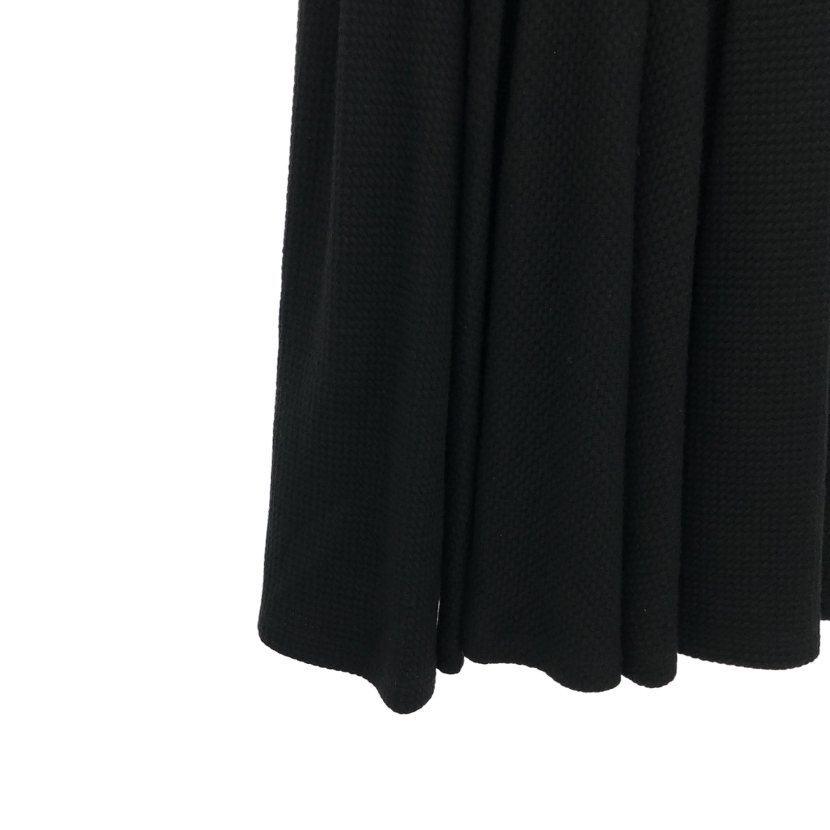 RED VALENTINO / 레드 발렌티노 | 라운드 컬러 민소매 원피스 | XS | 블랙 |