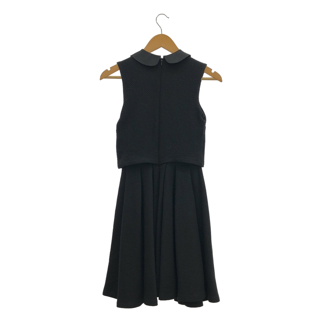 RED VALENTINO 圓領無袖洋裝 | XS | 黑色 | 女款