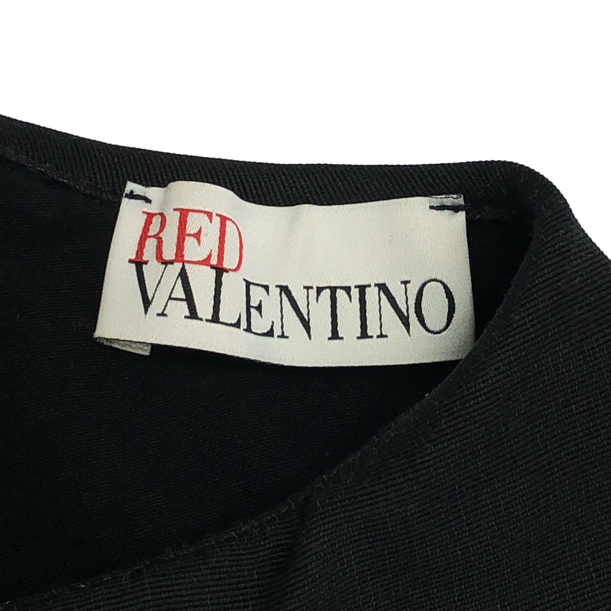 RED VALENTINO 圓領無袖洋裝 | XS | 黑色 | 女款
