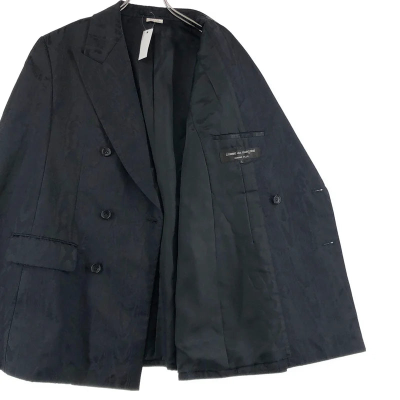 COMME des GARCONS HOMME PLUS / コムデギャルソンオムプリュス | 2023AW | ジオメトリック ダブルブレスト テーラード ポンチョ ジャケット | L | メンズ