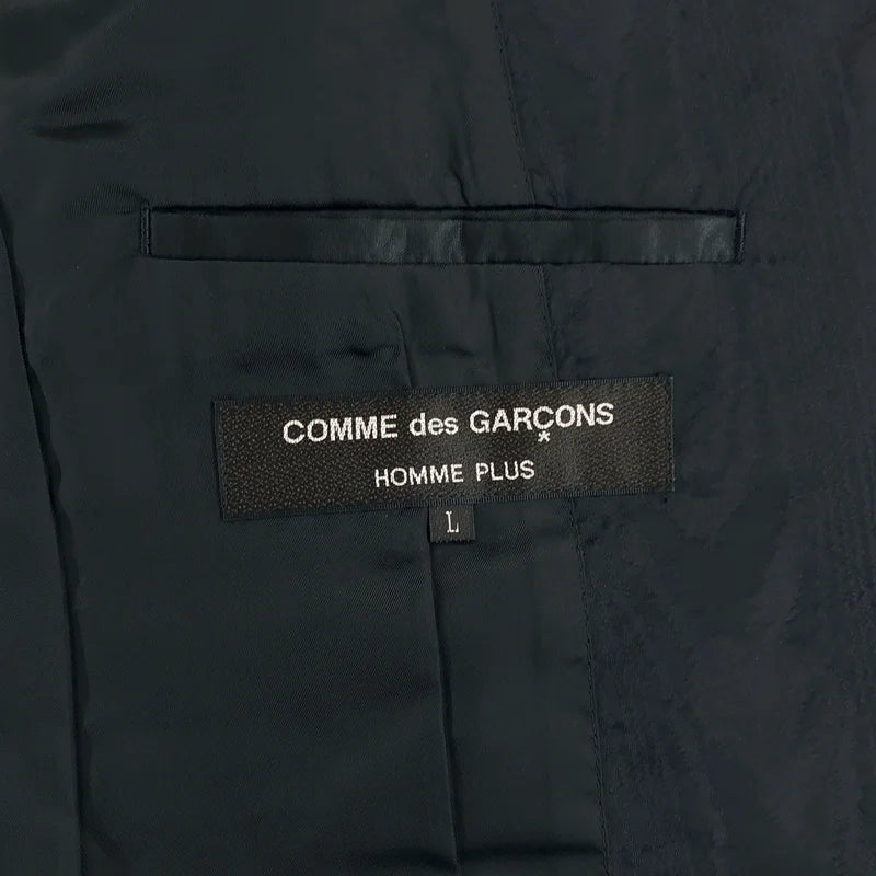 COMME des GARCONS HOMME PLUS / コムデギャルソンオムプリュス | 2023AW | ジオメトリック ダブルブレスト テーラード ポンチョ ジャケット | L | メンズ