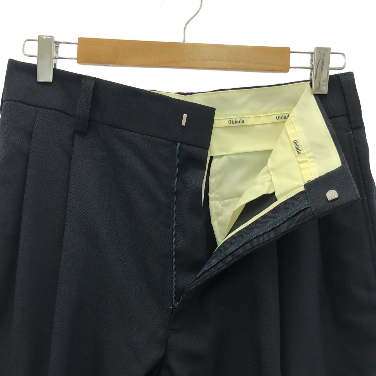 【美品】  oblada / オブラダ | OFFICERS PANTS オフィサー パンツ | 27 | ネイビー | レディース
