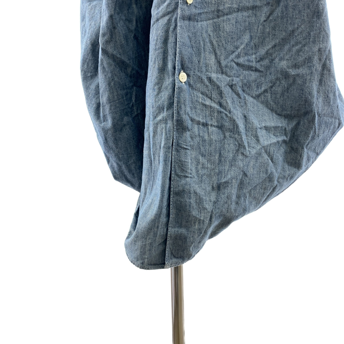 JUNYA WATANABE COMME des GARCONS / 준야와타나베 | 2016SS | denim / 샹브레 데님 풍선 셔츠 원피스 | S |