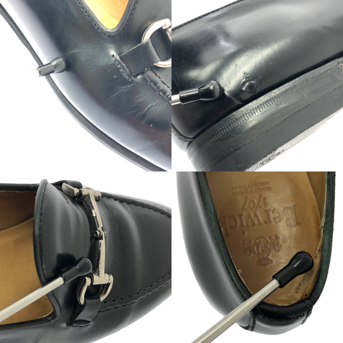 Berwick / バーウィック | ビットローファー コーティングレザー  5178ROSGBK | 40 | ブラック | メンズ