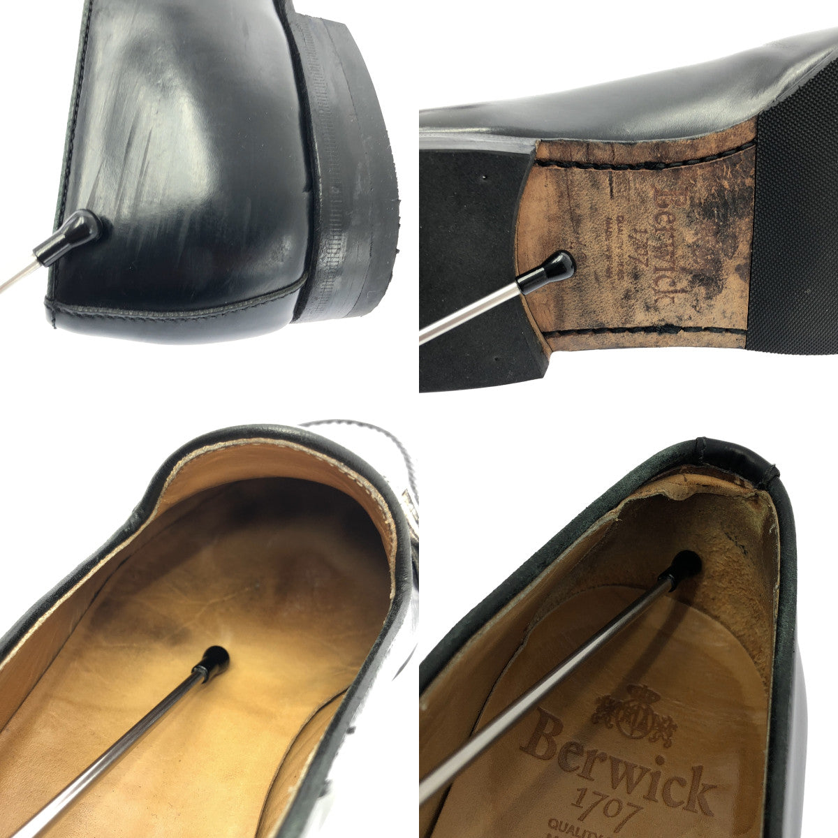 Berwick / バーウィック | ビットローファー コーティングレザー  5178ROSGBK | 40 | ブラック | メンズ