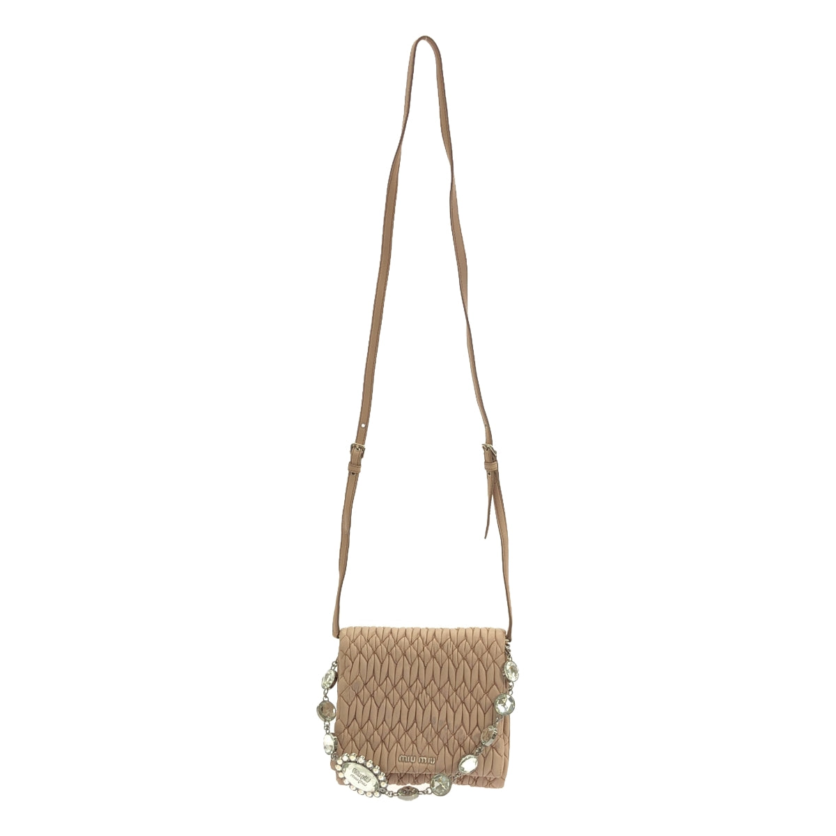 miu miu / Miu Miu | Nappa crystal shoulder bag |