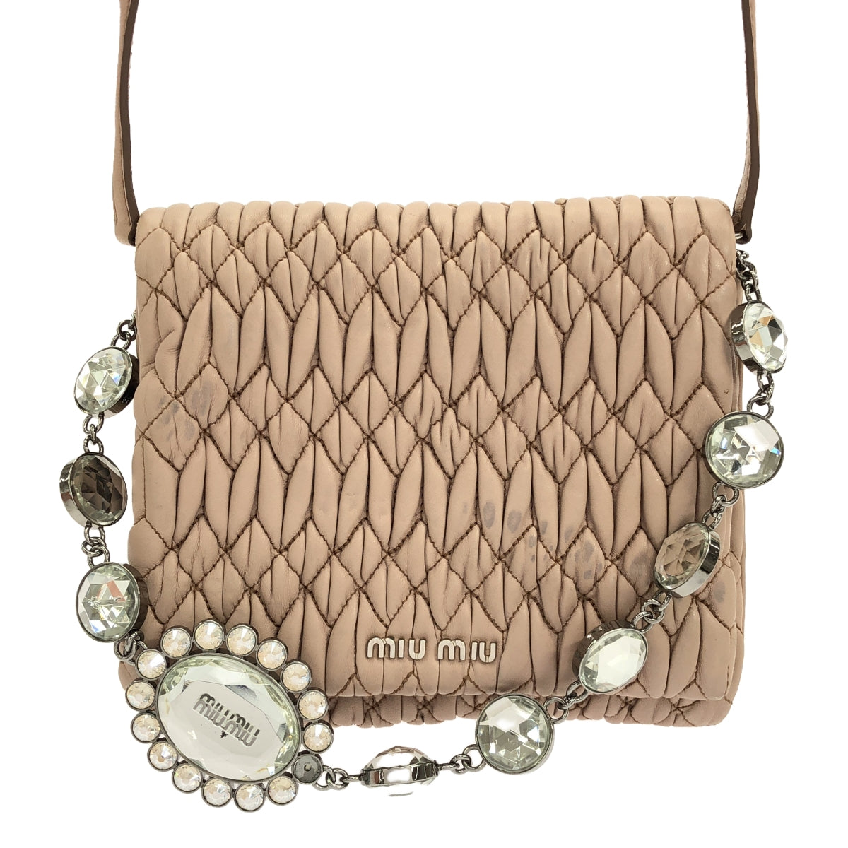 miu miu / Miu Miu | Nappa crystal shoulder bag |