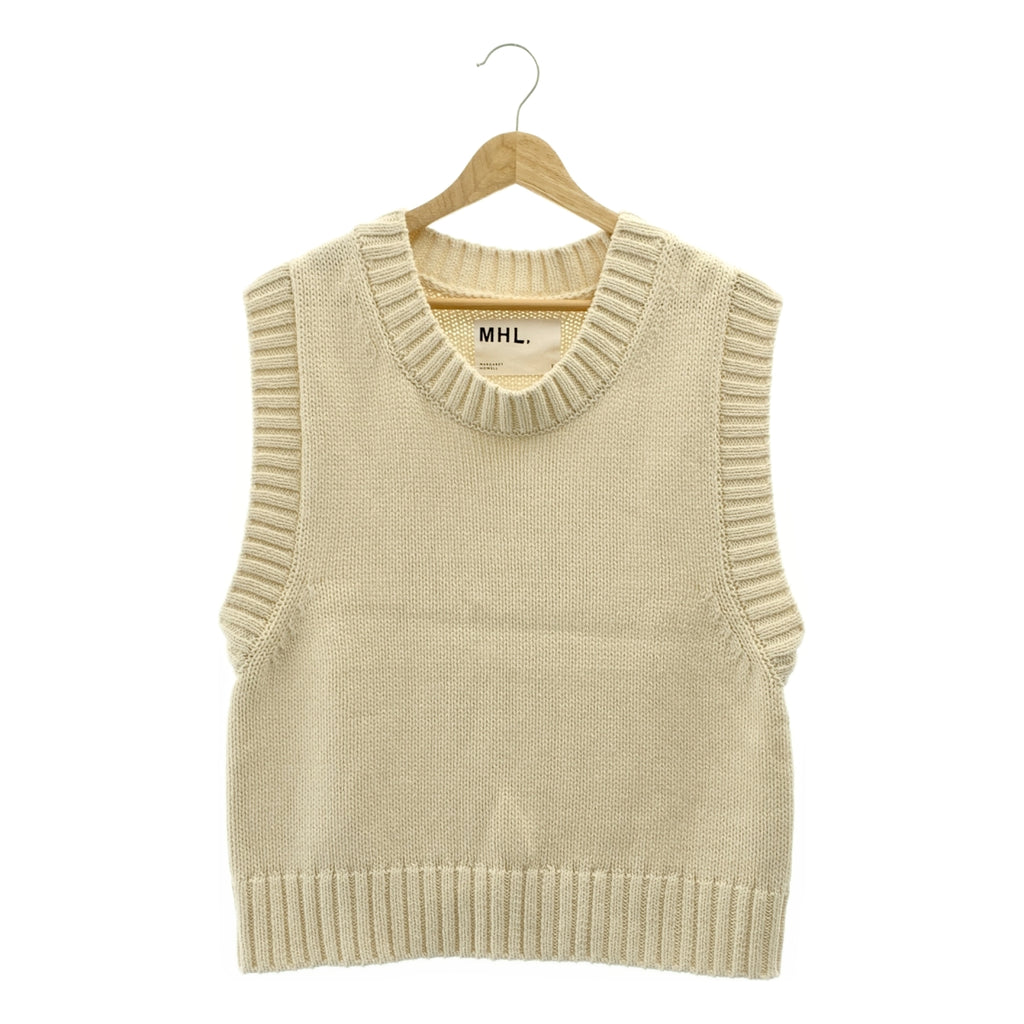 MHL. / 엠에이치엘 마가렛 하웰 | 2024SS | COARSE COTTON LINEN 니트 베스트 | 2 |
