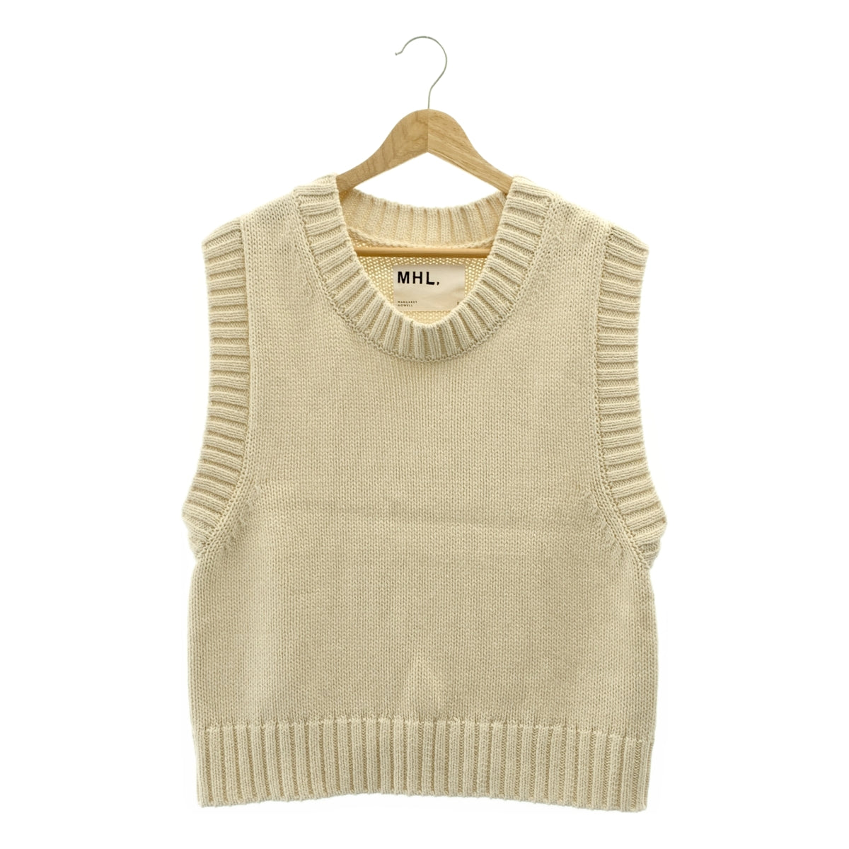 MHL. / 엠에이치엘 마가렛 하웰 | 2024SS | COARSE COTTON LINEN 니트 베스트 | 2 |