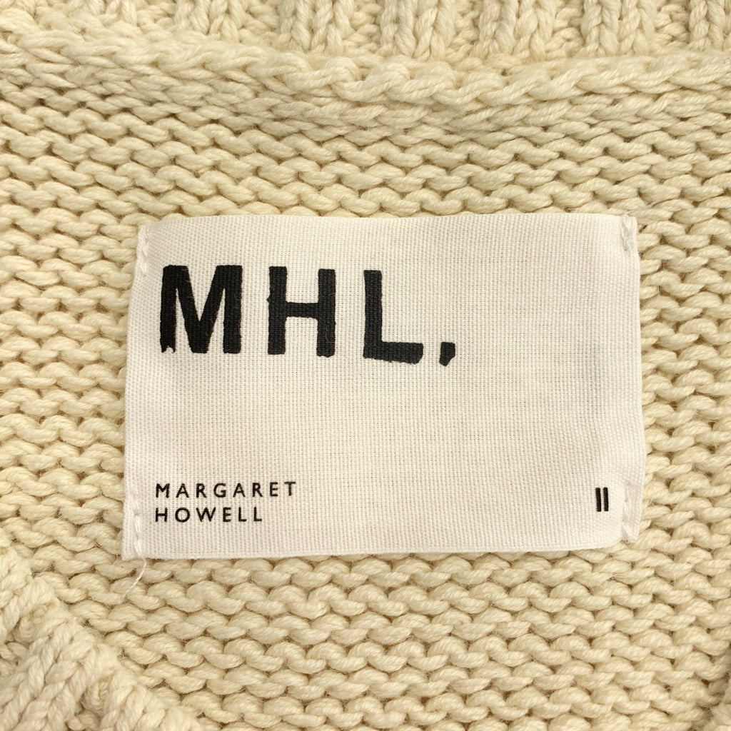 MHL. / 엠에이치엘 마가렛 하웰 | 2024SS | COARSE COTTON LINEN 니트 베스트 | 2 |