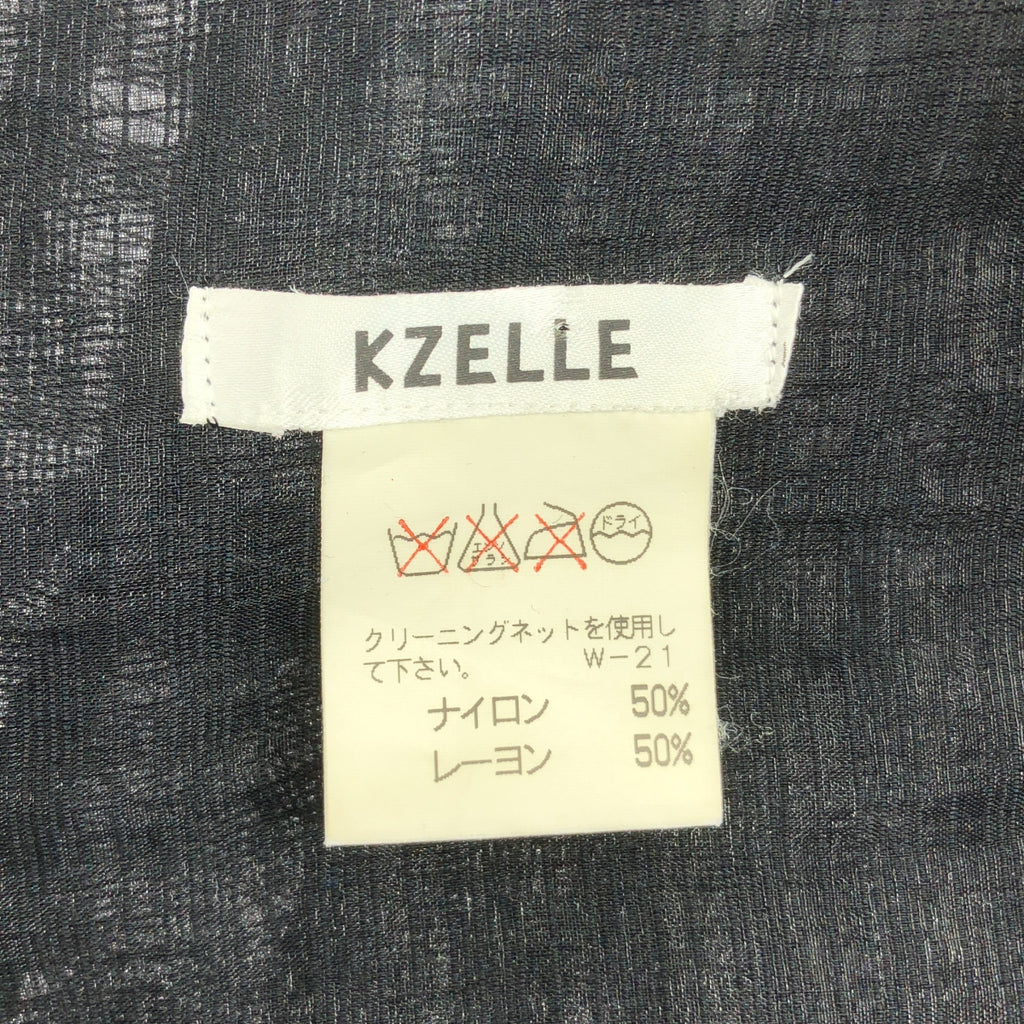 ISSEY MIYAKE / 이세이미야케 | KZELLE / 체크 시어 차이나 셔츠 | M | 여성