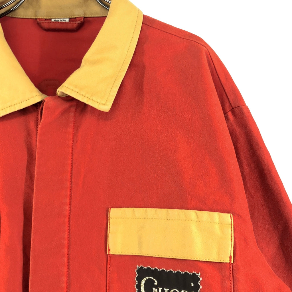 GUCCI / グッチ | 2020SS | コットン ロゴ カラーブロック ジャケット | 48 | メンズ