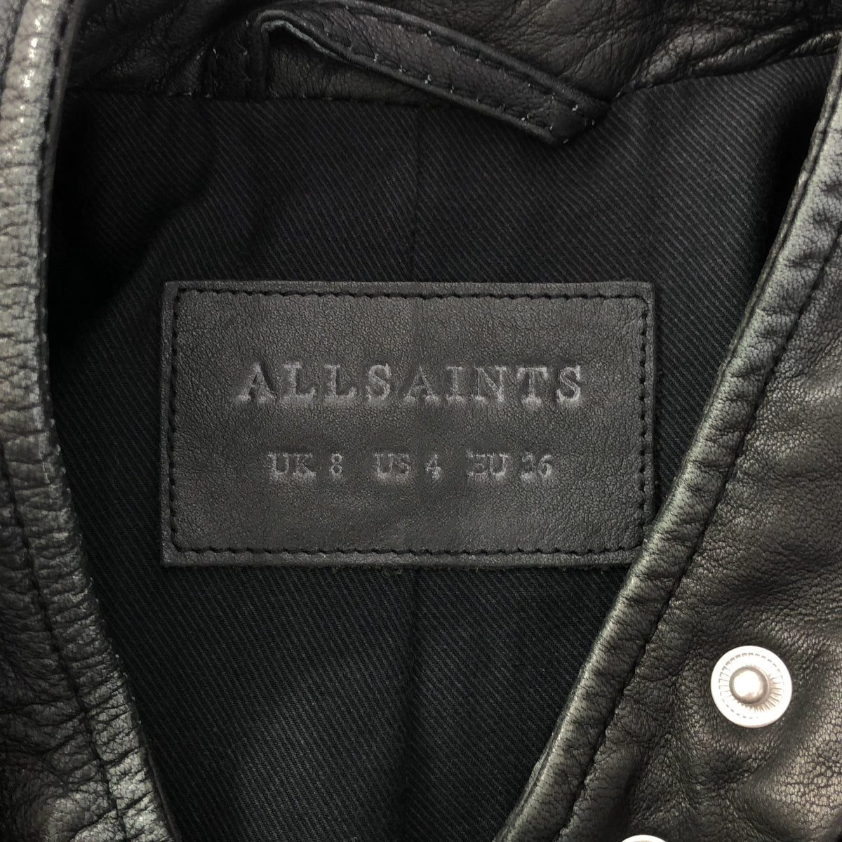 ALLSAINTS / All Saints | MAST BIKER Lamb Leather Double Rider Jacket | UK8 | Black | Women's