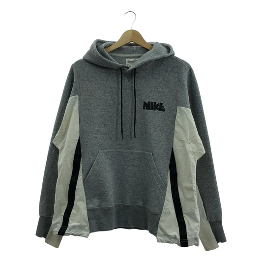 sacai / サカイ | 2020AW | NIKE NRG HOODIE ナイキ ナイロン切替 スウェットパーカー | M | メンズ