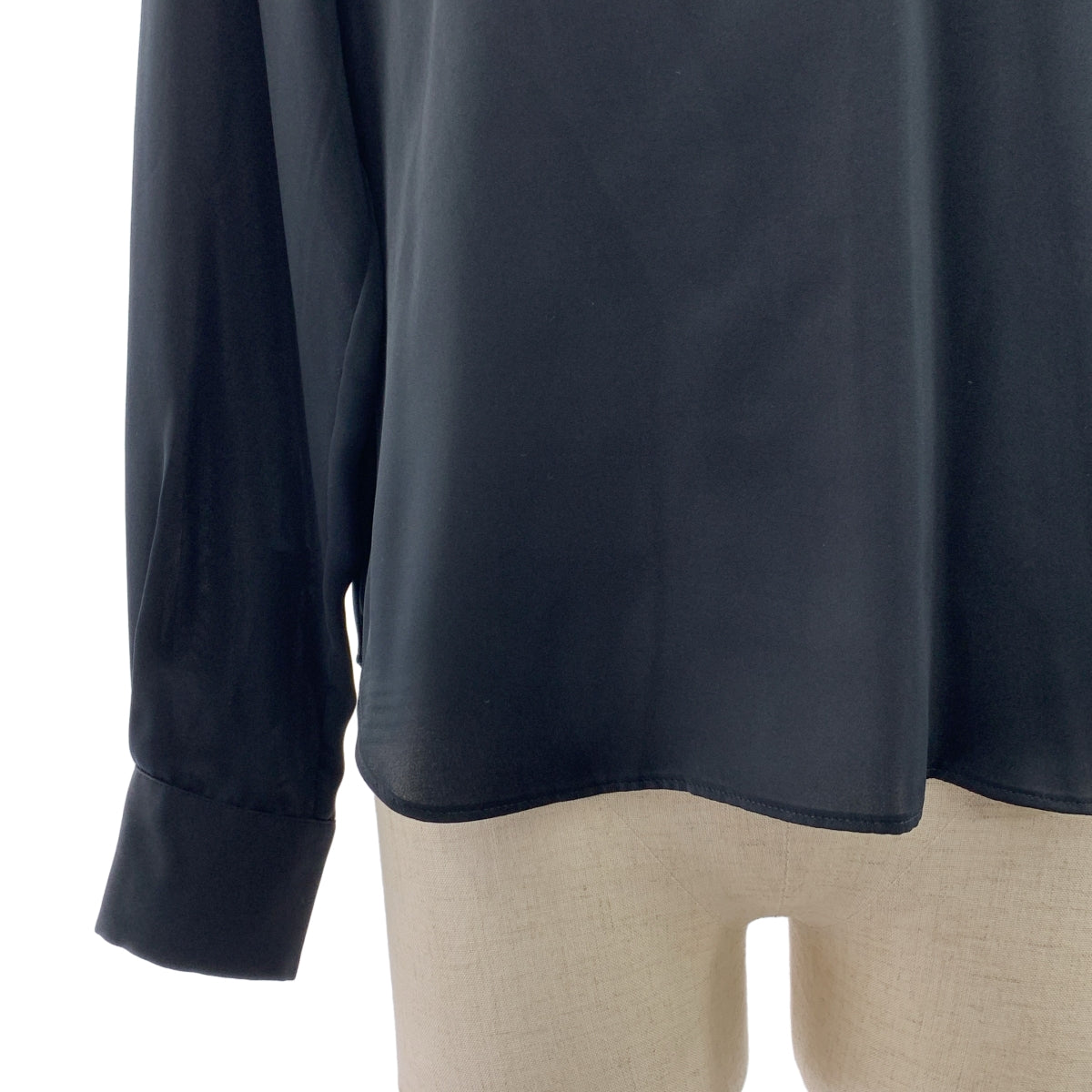 noir kei ninomiya / ノワールケイニノミヤ | 2018SS | タイ シアー シャツ ブラウス | XS | ブラック | レディース