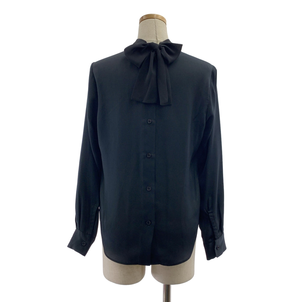 noir kei ninomiya / ノワールケイニノミヤ | 2018SS | タイ シアー シャツ ブラウス | XS | ブラック | レディース