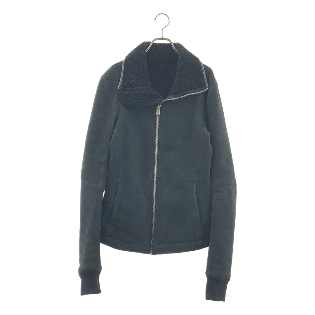 Rick Owens / リックオウエンス | ラムレザー ムートン シアリングジャケット | 48 | メンズ