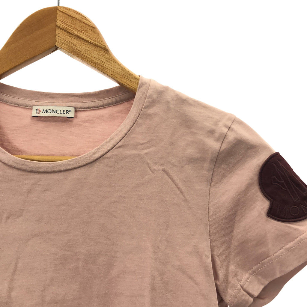 MONCLER / モンクレール | GIROCOLLO SS T-SHIRT ロゴワッペン クルーネックTシャツ | XS | レディース