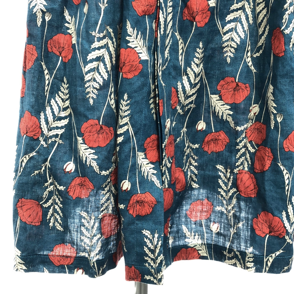 [Good Condition] grandma MAMA daughter | Linen | 0 | Blue/Red | Women's