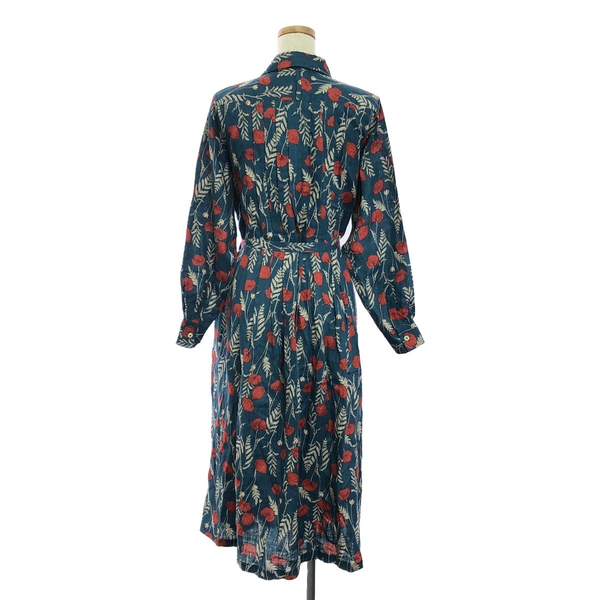 [Good Condition] grandma MAMA daughter | Linen | 0 | Blue/Red | Women's