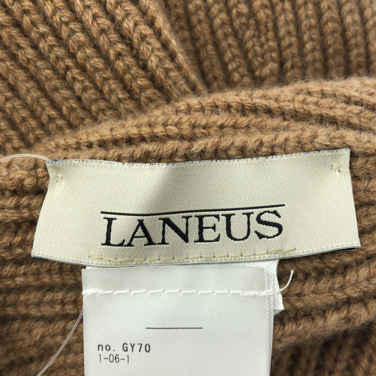 【新品】  L'Appartement / アパルトモン | LANEUS ラネウス / BEANIE カシミヤ ビーニー ニット帽 | F | キャメル | レディース