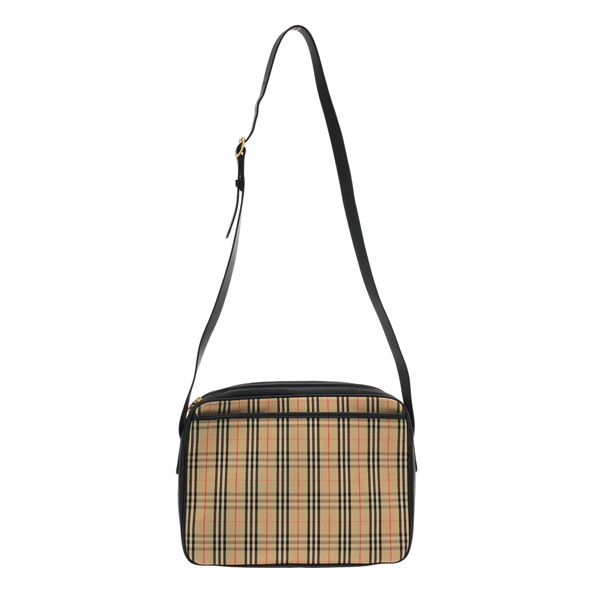 Burberry | 皮革邊飾、標誌五金、Nova 格紋單肩包 / 男女通用 |