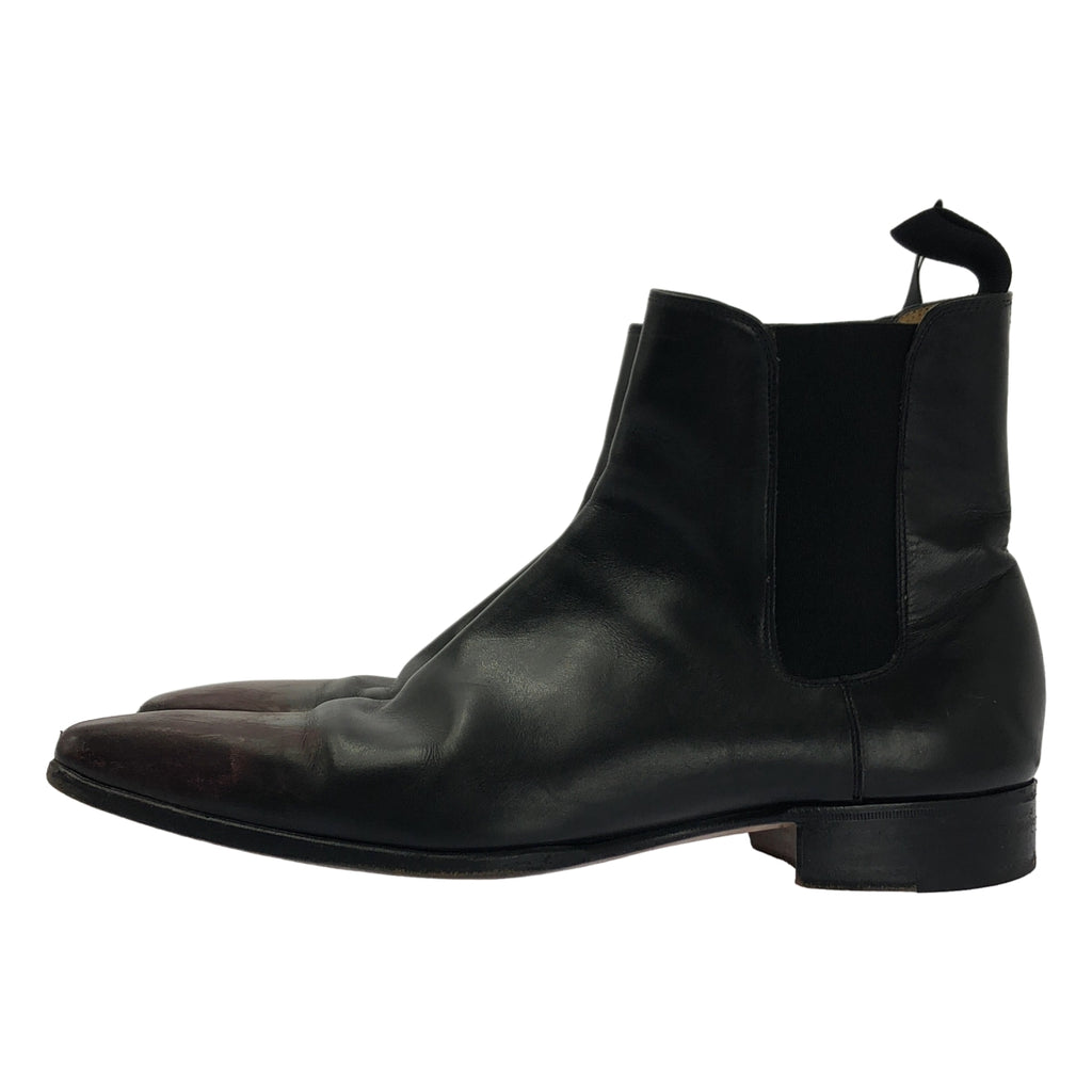 GERARD SENE / 제랄 세네 | 가죽 바이 컬러 사이드 고어 부츠 | 8 1/2 | 남성