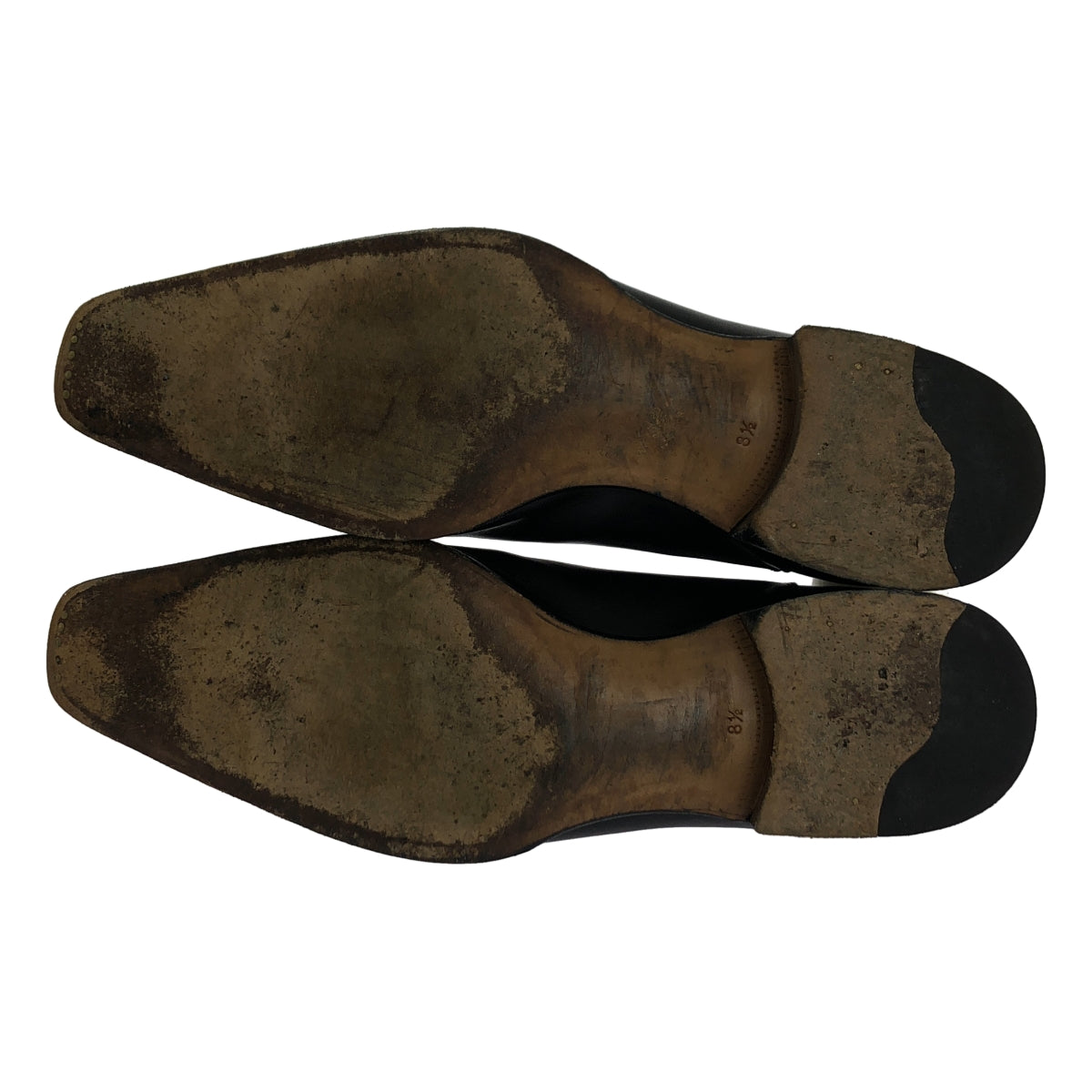 GERARD SENE / 제랄 세네 | 가죽 바이 컬러 사이드 고어 부츠 | 8 1/2 | 남성