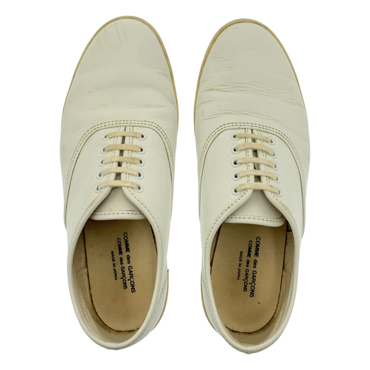COMME des GARCONS COMME des GARCONS / 콤콤 | 레이스업 가죽 스니커즈 | 24 |