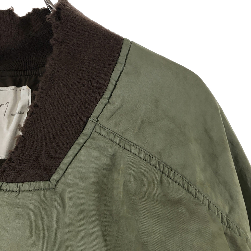 ANCELLM / アンセルム | 2025AW | FADED BOMBER JACKET / ダメージ加工 ミリタリー ボンバー ジャケット ブルゾン | 2 | メンズ