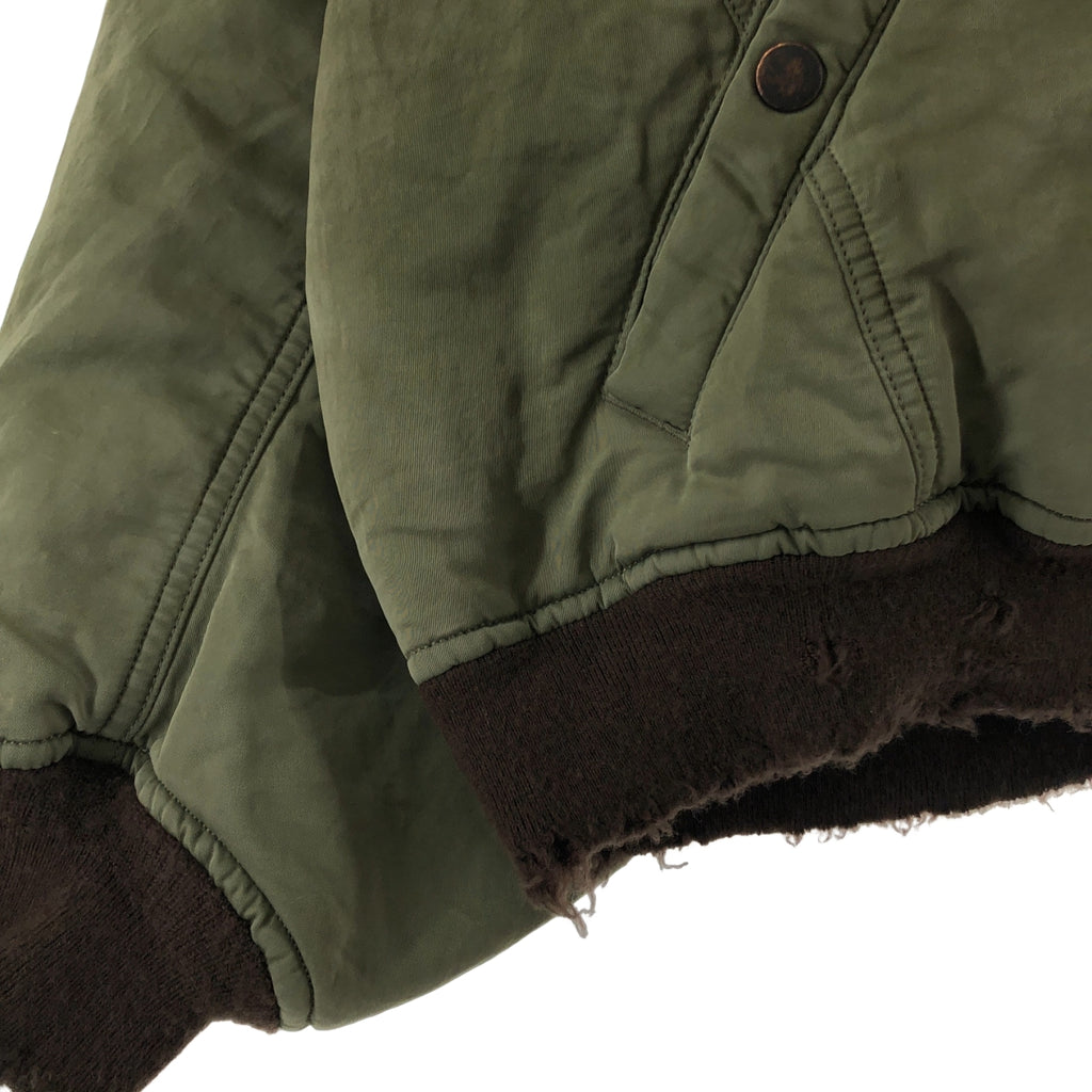 ANCELLM / アンセルム | 2025AW | FADED BOMBER JACKET / ダメージ加工 ミリタリー ボンバー ジャケット ブルゾン | 2 | メンズ