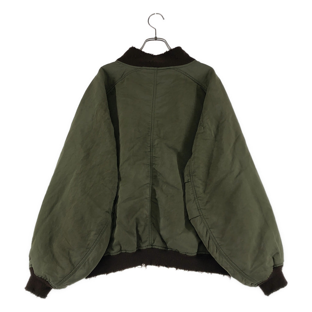 ANCELLM / アンセルム | 2025AW | FADED BOMBER JACKET / ダメージ加工 ミリタリー ボンバー ジャケット ブルゾン | 2 | メンズ