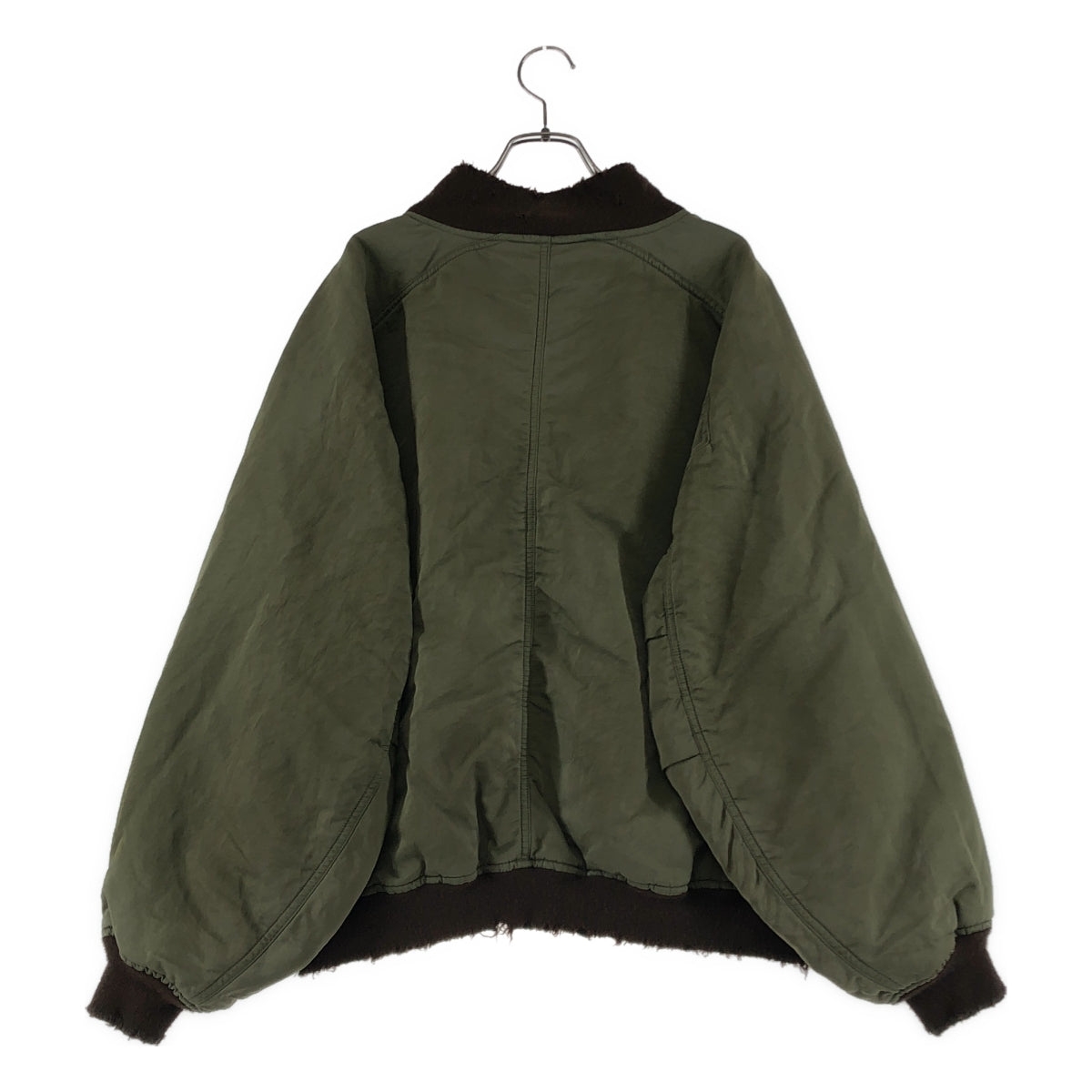 ANCELLM / アンセルム | 2025AW | FADED BOMBER JACKET / ダメージ加工 ミリタリー ボンバー ジャケット ブルゾン | 2 | メンズ