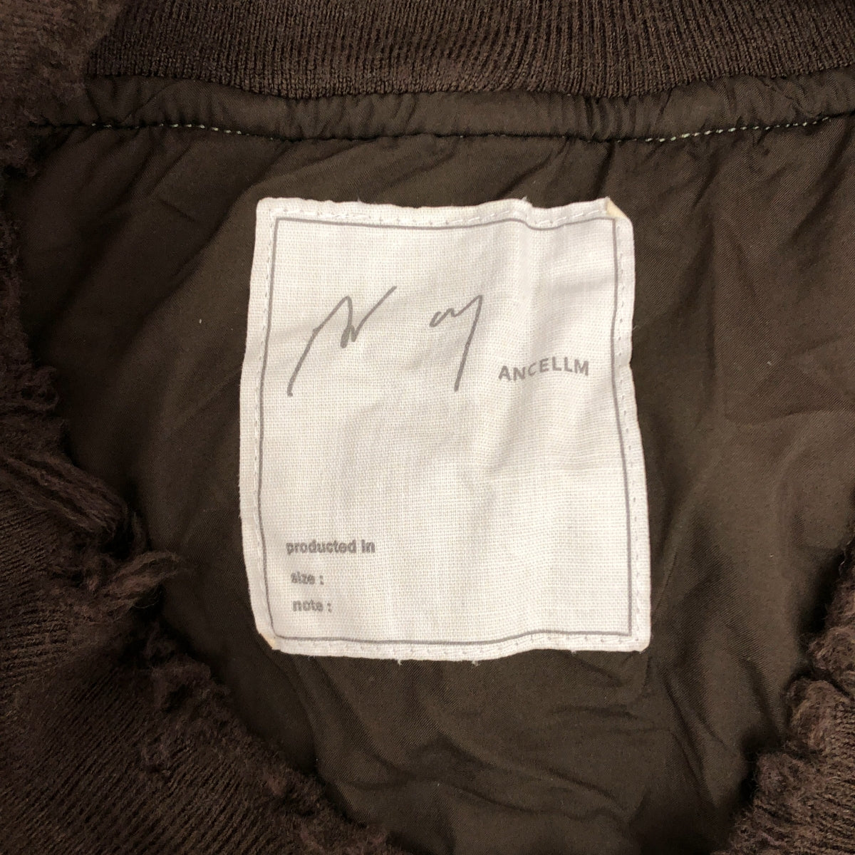 ANCELLM / アンセルム | 2025AW | FADED BOMBER JACKET / ダメージ加工 ミリタリー ボンバー ジャケット ブルゾン | 2 | メンズ