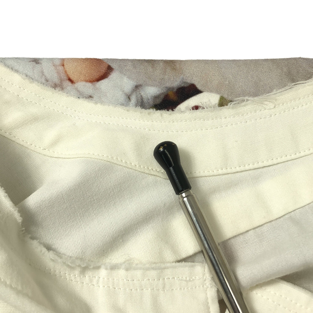 COMME des GARCONS HOMME PLUS / コムデギャルソンオムプリュス | 2018SS | Artwork by Mona Luison / 総柄 プリント バックボタン シャツ | XS | メンズ