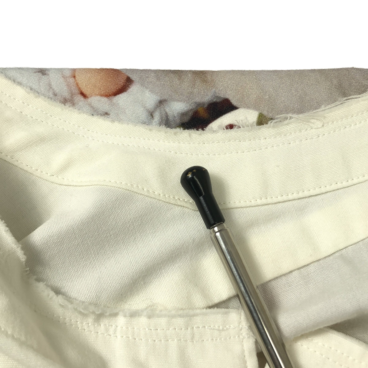 COMME des GARCONS HOMME PLUS / コムデギャルソンオムプリュス | 2018SS | Artwork by Mona Luison / 総柄 プリント バックボタン シャツ | XS | メンズ