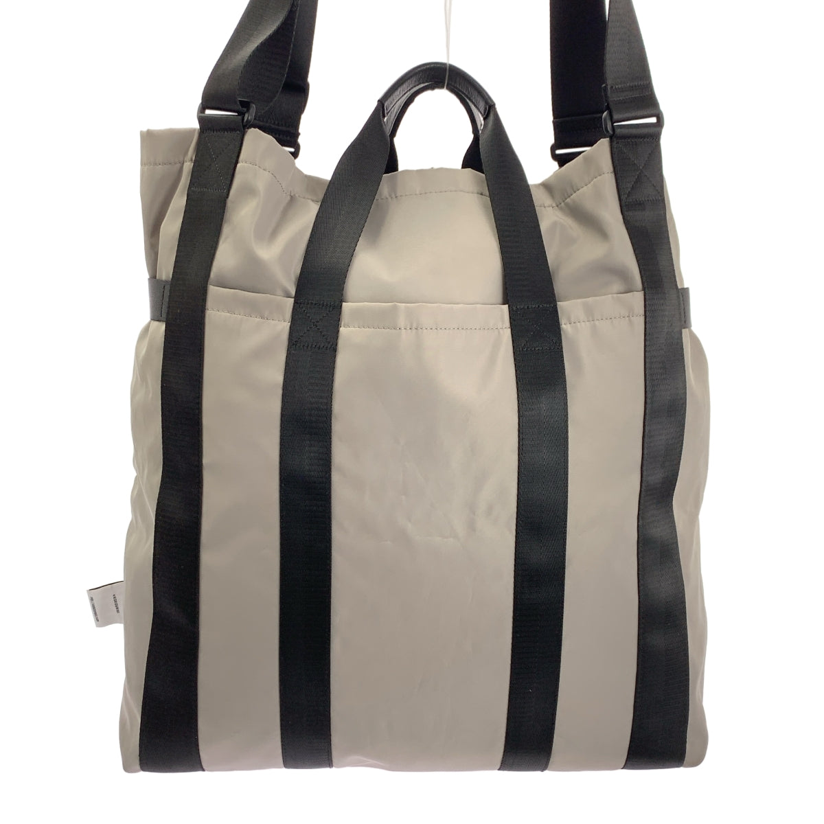 [近新] KISHIDAMIKI | 超大兩用手提包/單肩包 | 灰色 | 女款