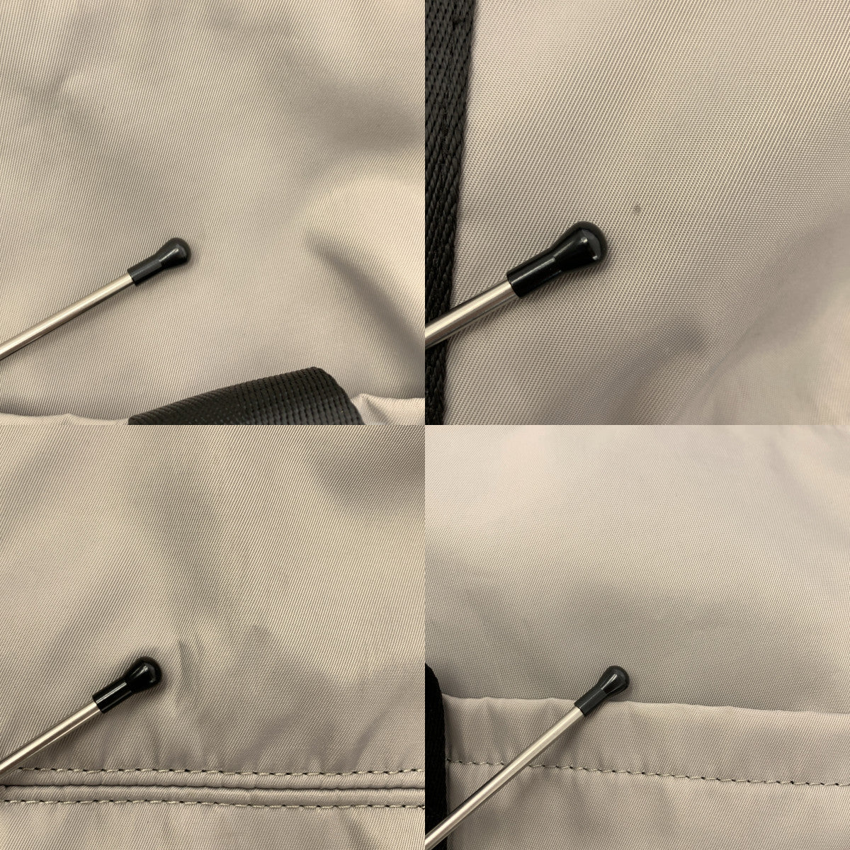 【미품】 KISHIDAMIKI / 키시다미키 | oversized 2way bag 오버사이즈 토트 숄더백 | 그레이 |