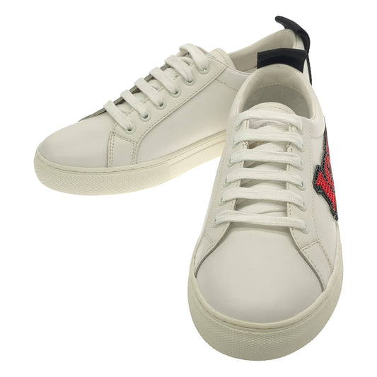 [Good Condition] MARC JACOBS | Love Embellished Empire Sneakers | Size 39 | White | Men's