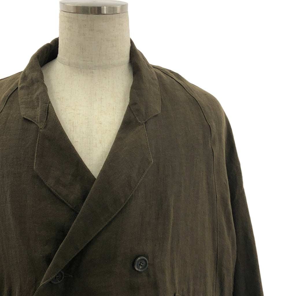 ziggy chen / 지기첸 | 2025SS | Double Breasted Cropped Jacket / 더블 브레스트 재킷 / 무늬 총 안감 | 44 | 남성