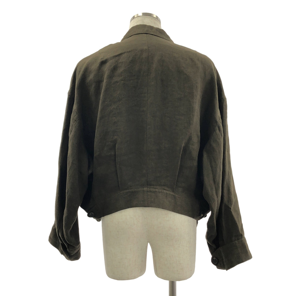 ziggy chen / 지기첸 | 2025SS | Double Breasted Cropped Jacket / 더블 브레스트 재킷 / 무늬 총 안감 | 44 | 남성