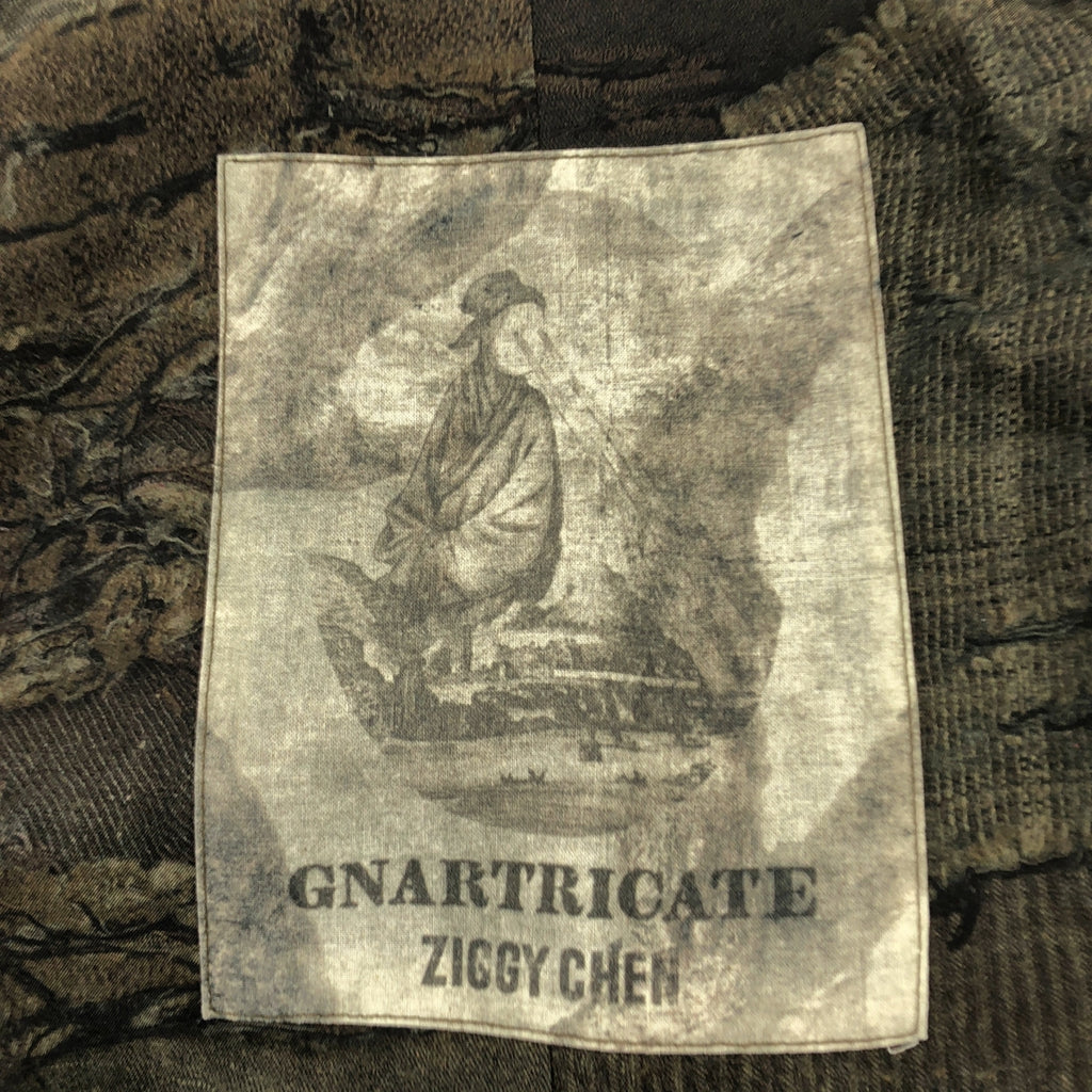 ziggy chen / 지기첸 | 2025SS | Double Breasted Cropped Jacket / 더블 브레스트 재킷 / 무늬 총 안감 | 44 | 남성