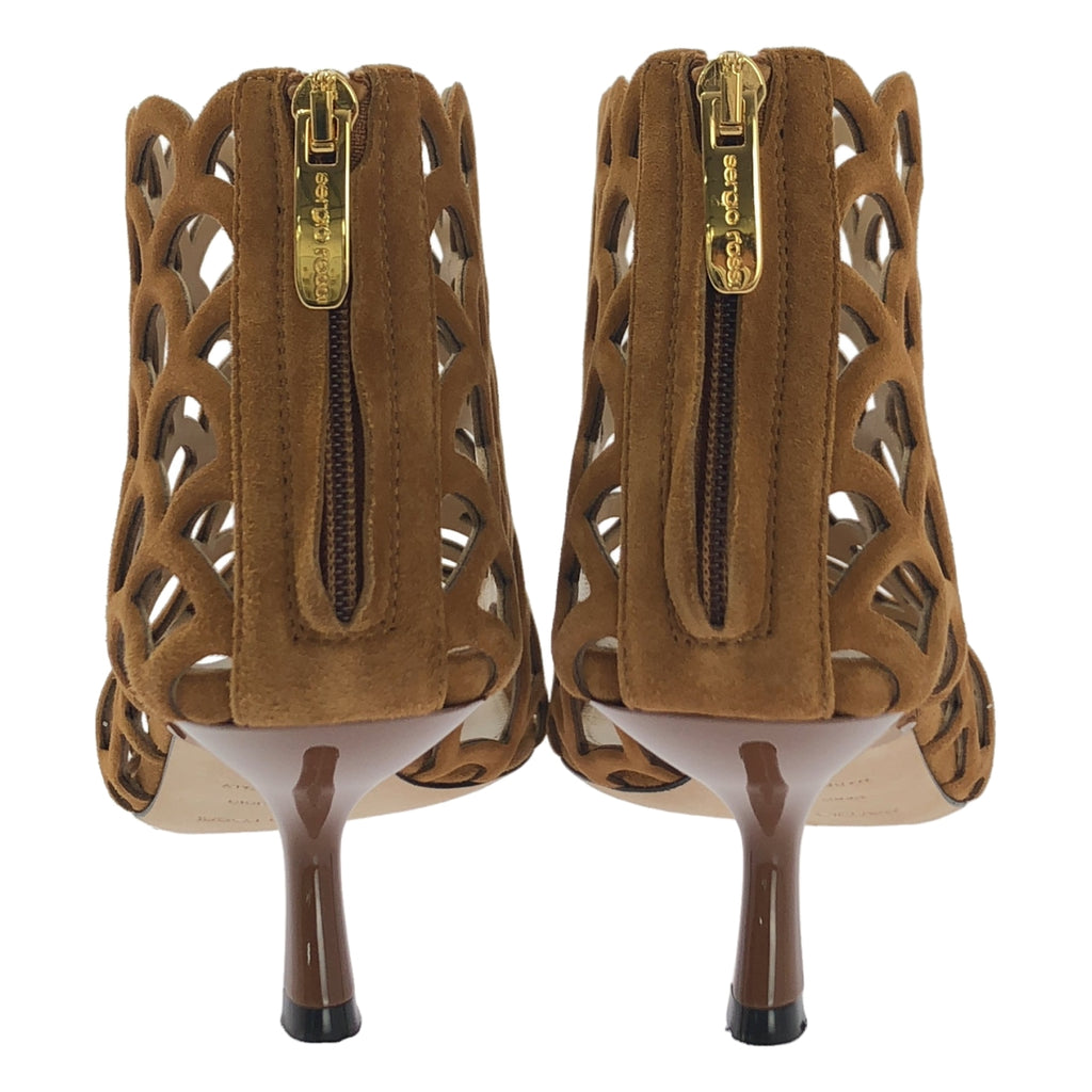 sergio rossi / セルジオロッシ | SR Mermaid マーメイド スエード パンプス | 38 | ブラウン | レディース