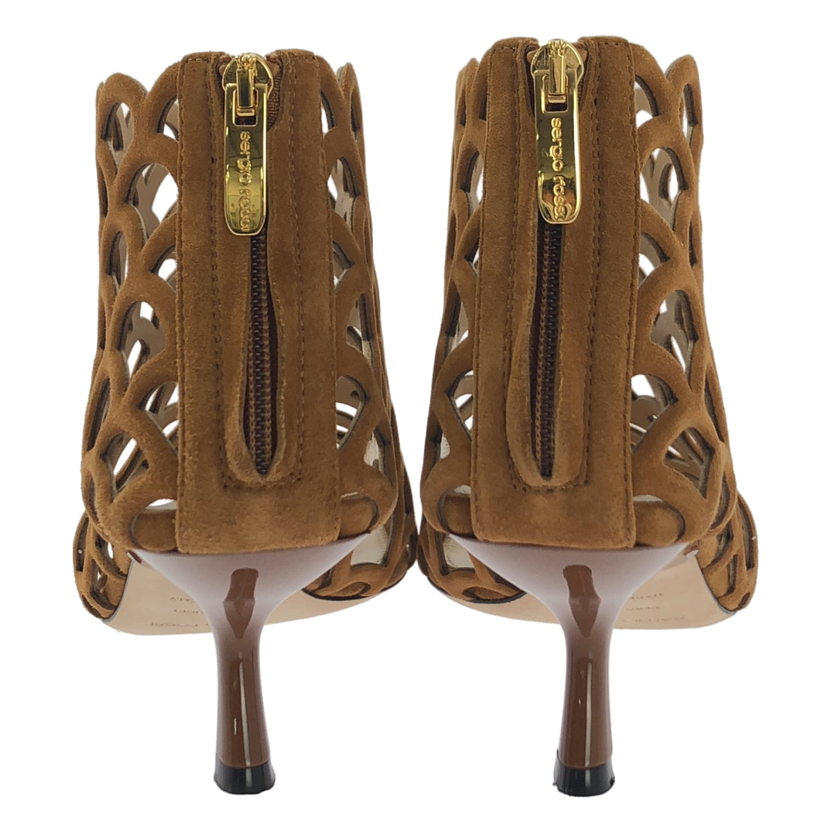 sergio rossi / セルジオロッシ | SR Mermaid マーメイド スエード パンプス | 38 | ブラウン | レディース