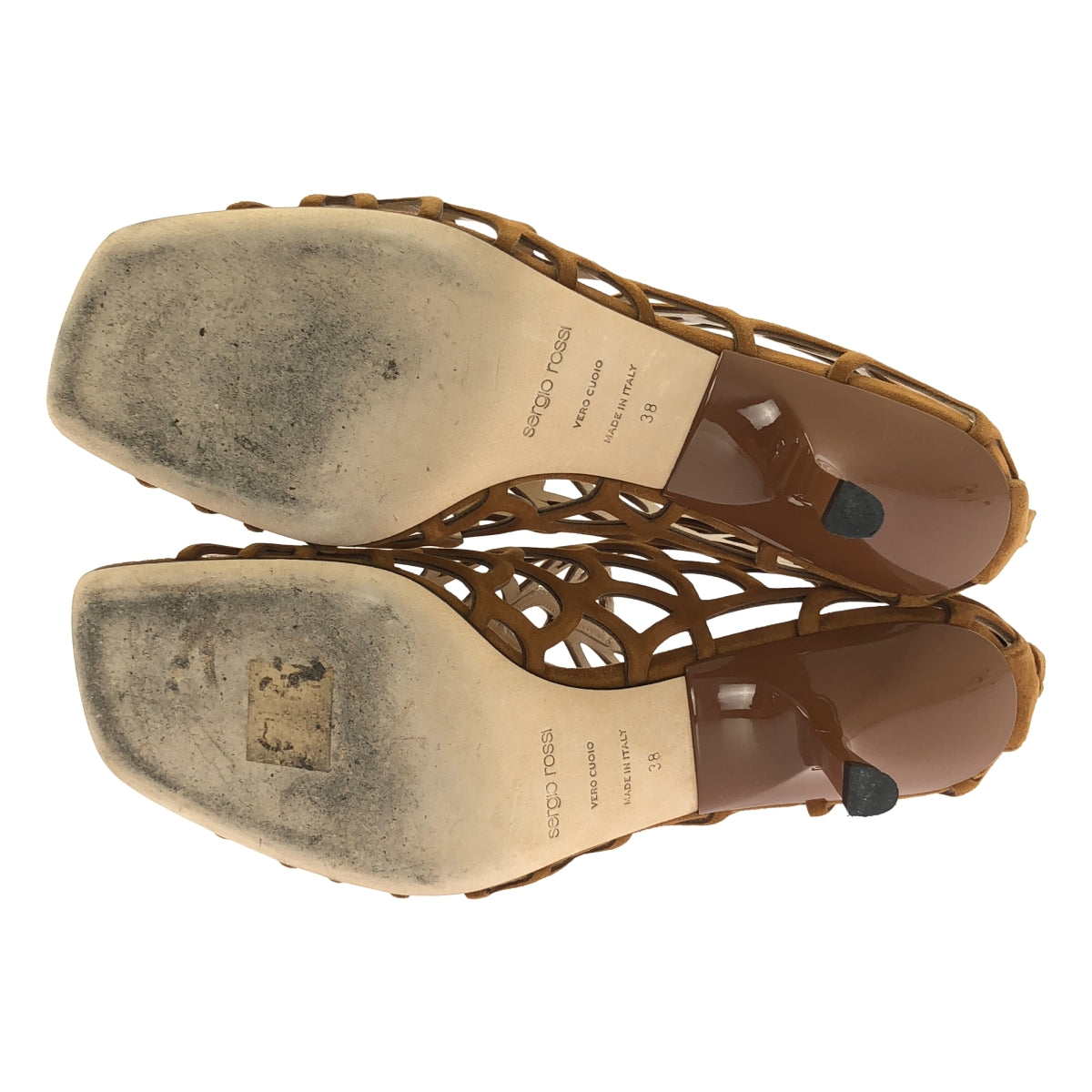 sergio rossi / セルジオロッシ | SR Mermaid マーメイド スエード パンプス | 38 | ブラウン | レディース