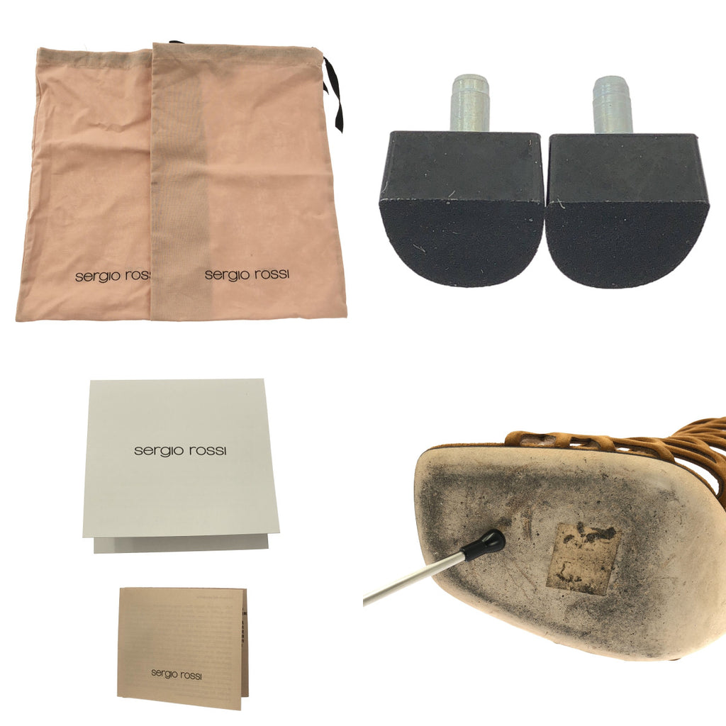 sergio rossi / セルジオロッシ | SR Mermaid マーメイド スエード パンプス | 38 | ブラウン | レディース