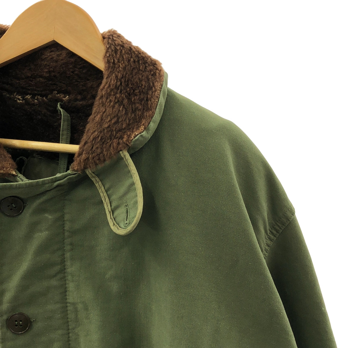 VINTAGE / 빈티지 헌 옷 | 60s FRENCH ARMY 프랑스군 ECLAIR 지퍼 뒤 보아 데크 재킷 롱 |